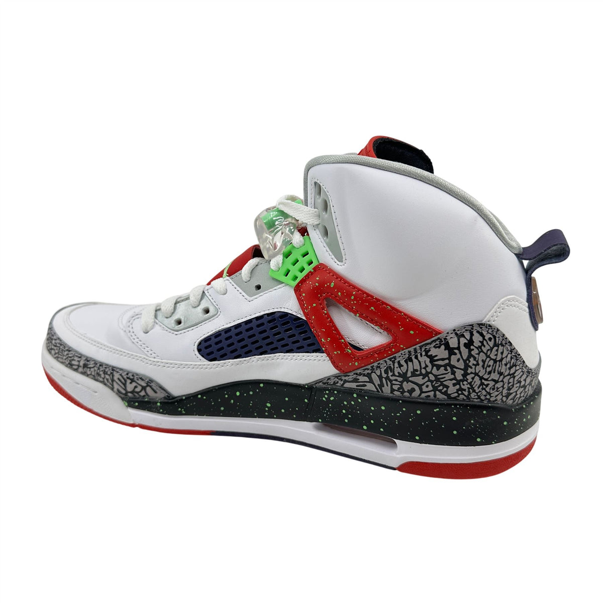 Jordan Spizike White Poison Green Red Mens Athletic Sneaker  display picture 1