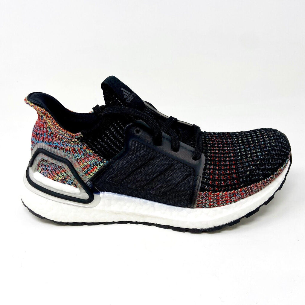 Adidas UltraBoost 19 Black Multi Color Rainbow Mens 4 Womens 5 Running Nifty Kicks Adidas UltraBoost 19 Black Multi Color Rainbow Mens 4 Womens 5 Running Nifty Kicks